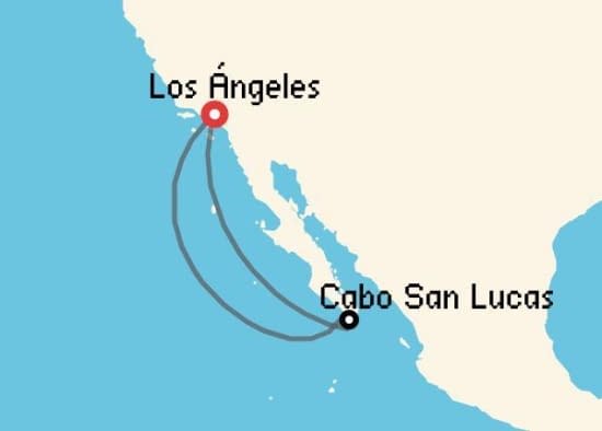 Itinerario del Crucero Riviera Mexicana desde Los Ángeles Royal Caribbean