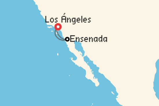 Itinerario del Crucero Riviera Mexicana desde Los Ángeles Royal Caribbean
