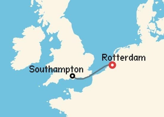 Itinerario del Crucero Báltico y Norte de Europa desde Rotterdam MSC Cruceros