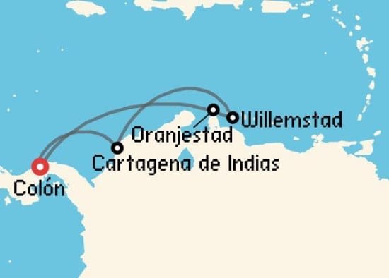 Itinerario del Crucero Caribe desde Colón - Ciudad de Colón Royal Caribbean