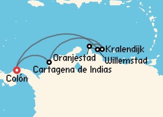Itinerario del Crucero Caribe desde Colón - Ciudad de Colón Royal Caribbean