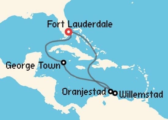 Itinerario del Crucero Caribe desde Fort Lauderdale Celebrity Cruises