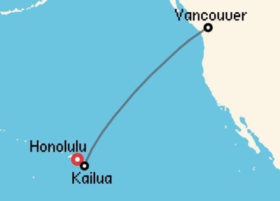 Itinerario del Crucero Hawai desde Honolulu Royal Caribbean