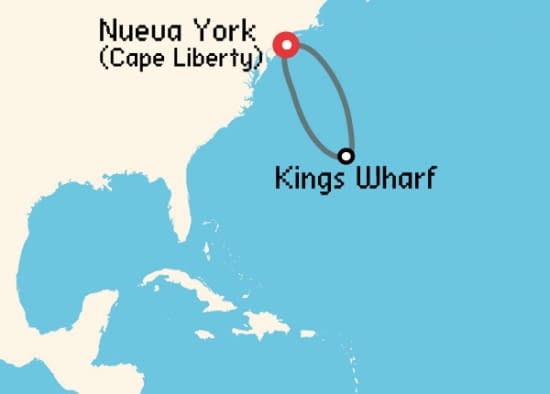 Itinerario del Crucero Caribe desde Cape Liberty - Nueva York Royal Caribbean