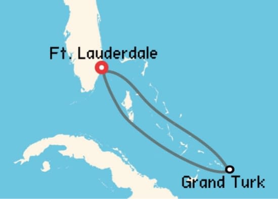 Itinerario del Crucero Caribe desde Fort Lauderdale Princess Cruises