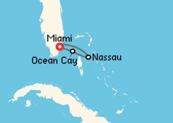 Itinerario del Crucero Caribe desde Miami MSC Cruceros