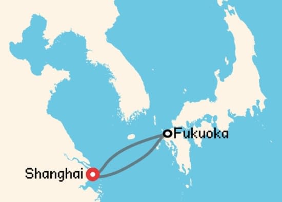 Itinerario del Crucero Asia desde Baoshan - Shanghai Royal Caribbean